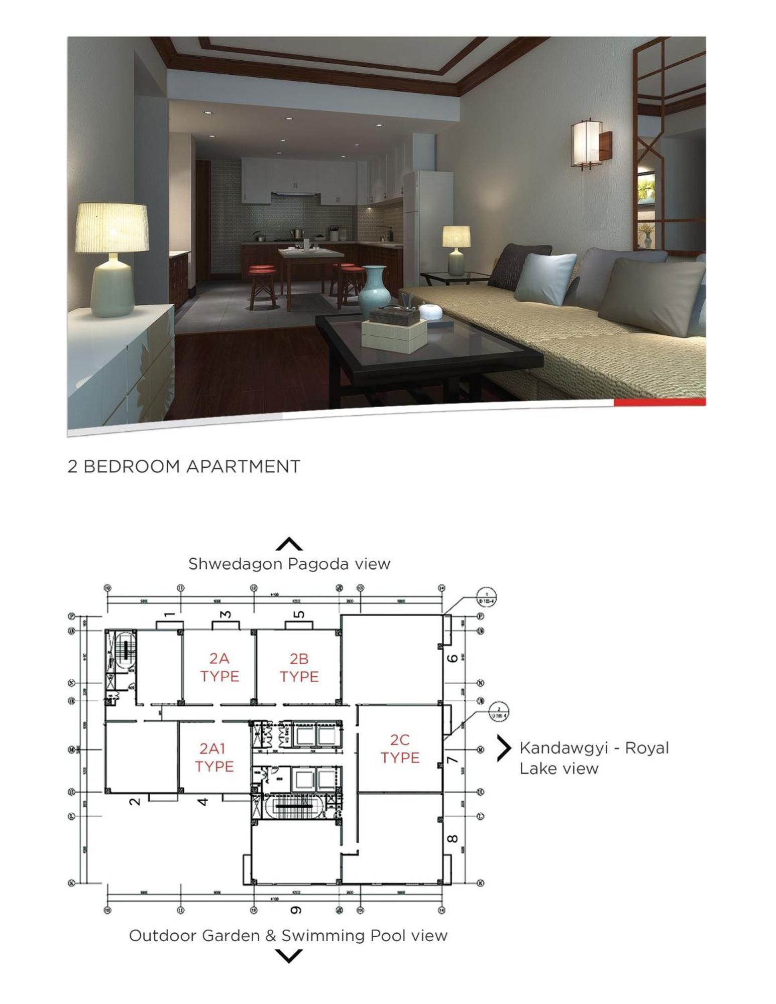 Kantharyar Serviced Apartment Rangun Kültér fotó